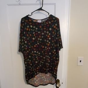 Lularoe Irma with leaf print